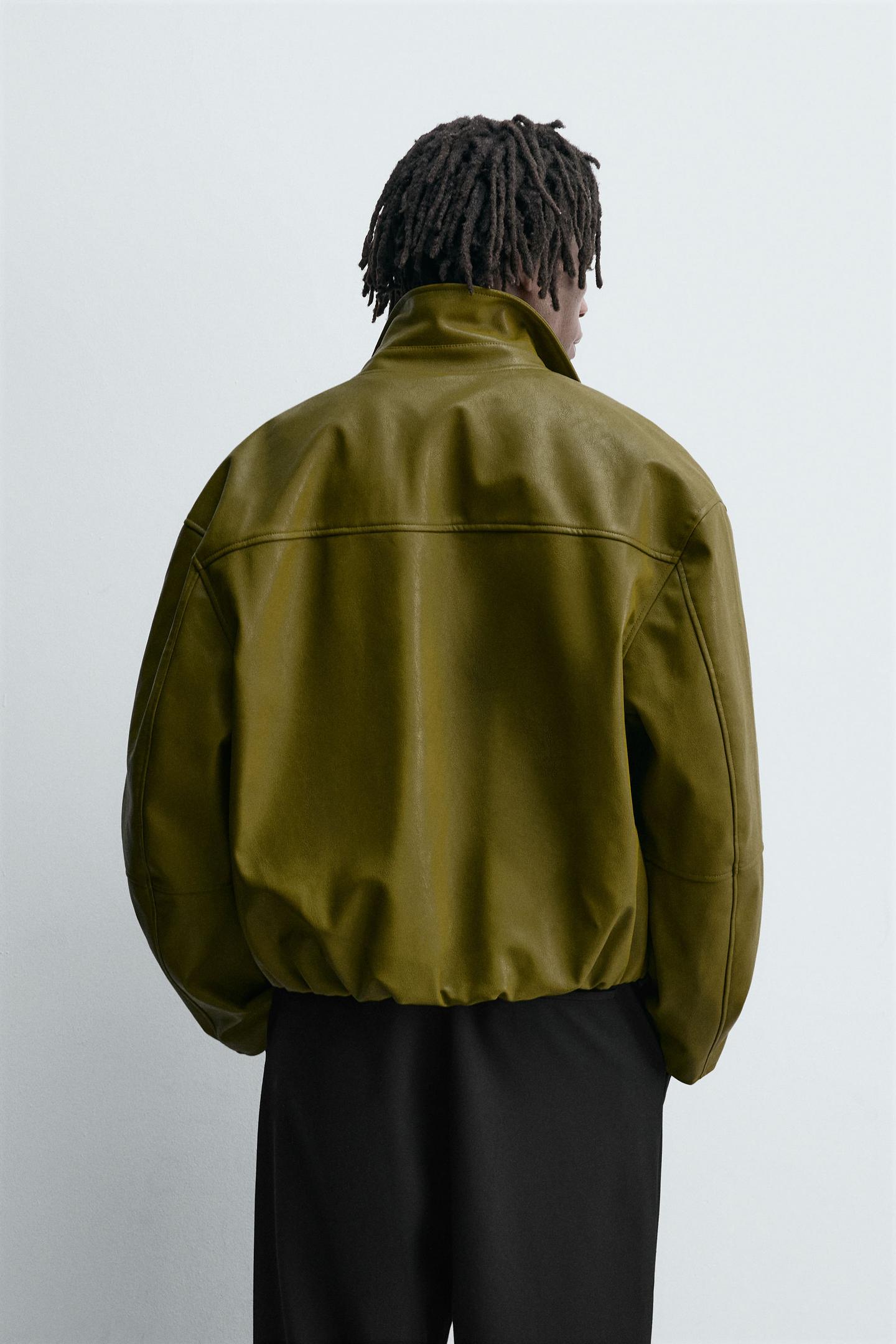 LEATHER EFFECT JACKET