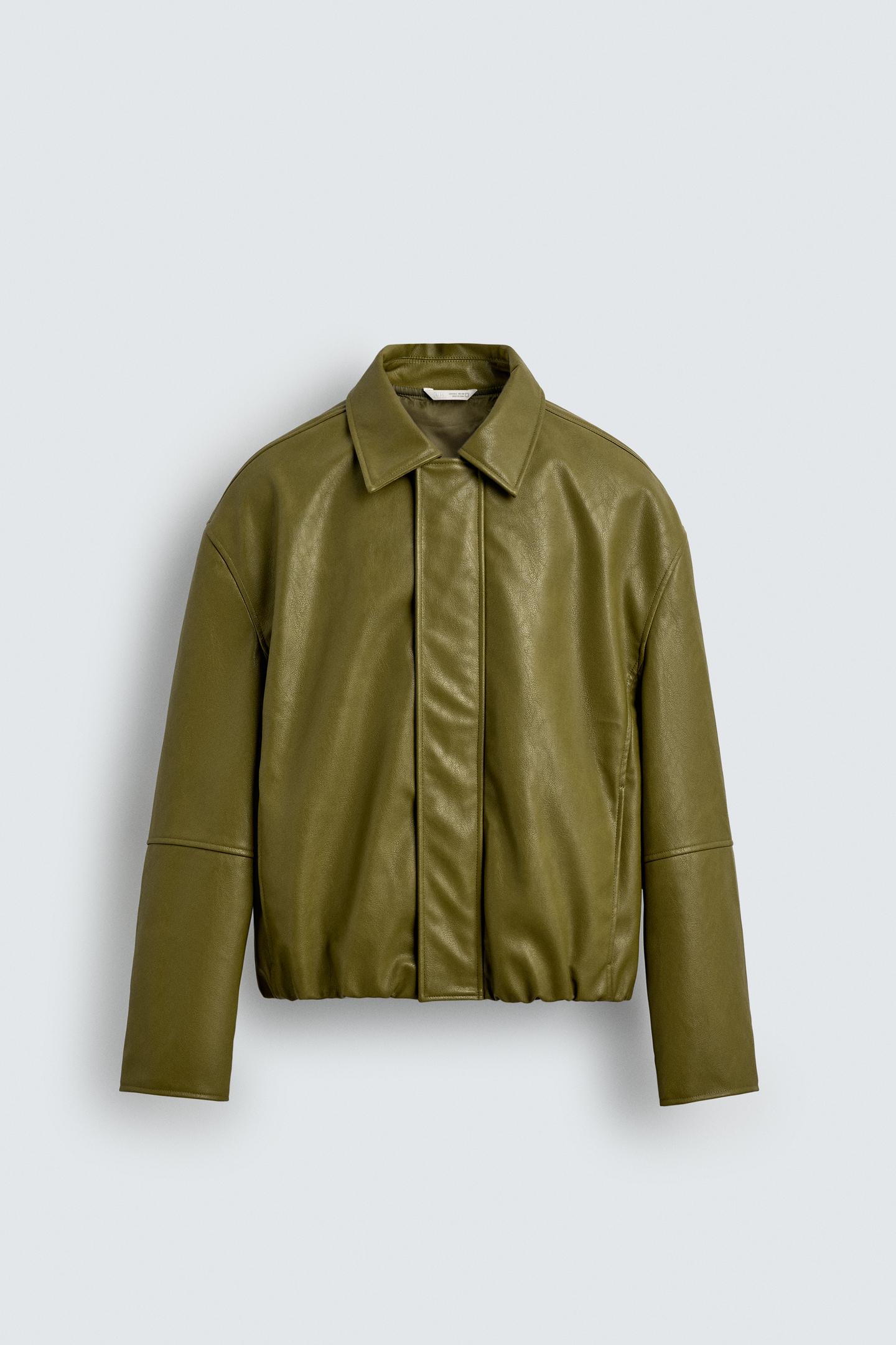 LEATHER EFFECT JACKET