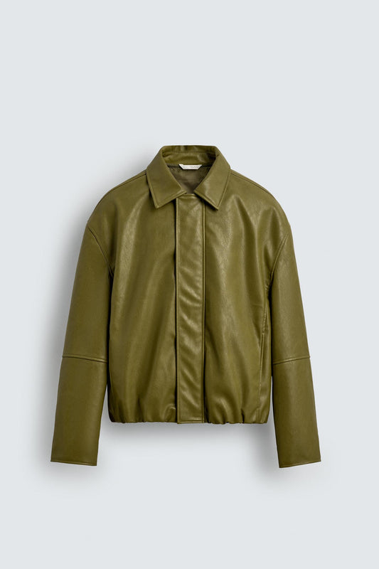 LEATHER EFFECT JACKET