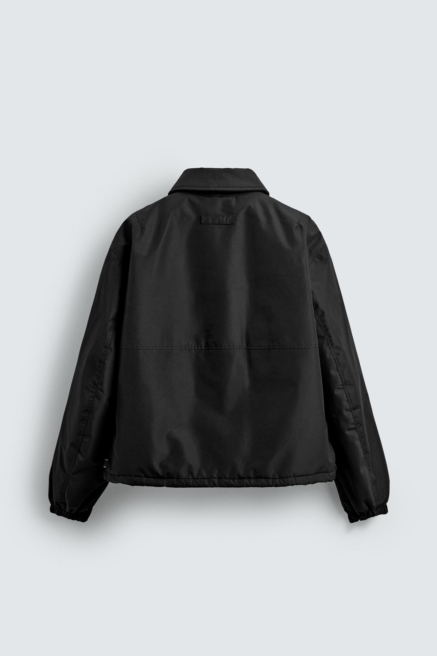 TECHNICAL QUILTED JACKET - BLACK