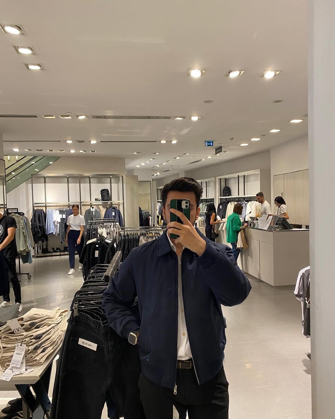 Waterproof Bomber Jacket - Navy