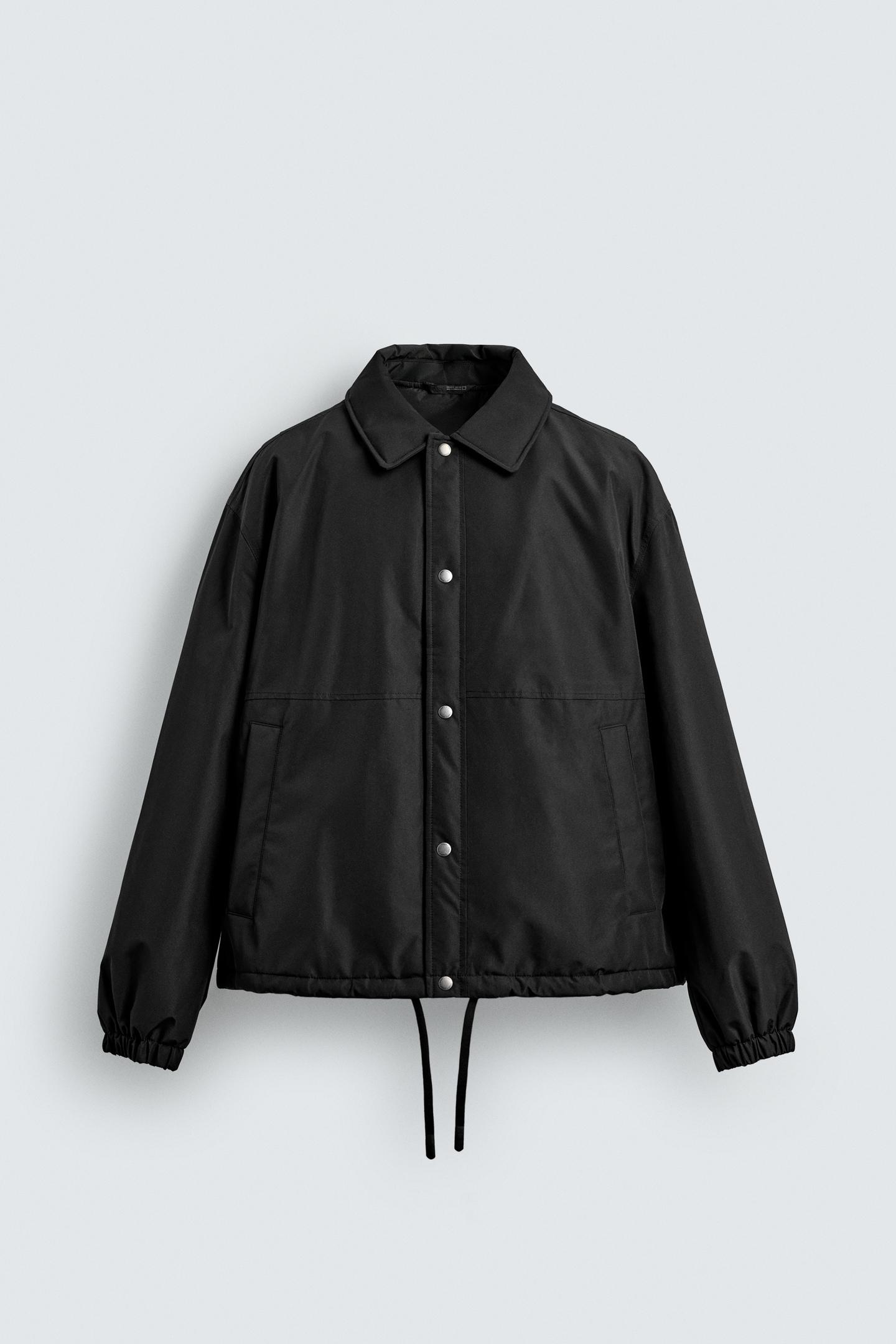 TECHNICAL QUILTED JACKET - BLACK